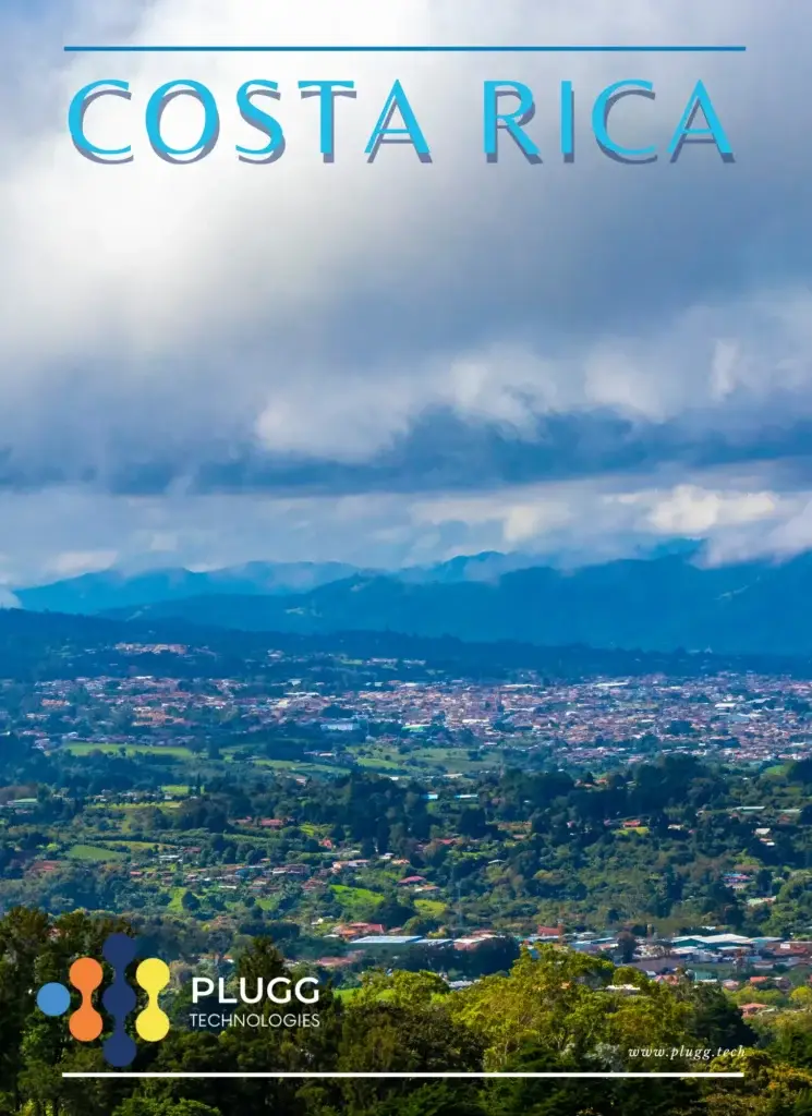 A beautiful landscape in Costa Rica on a cloudy day is featured on this Costa Rica Country Guide