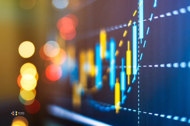 A graph shows data analytics in action conceptually being read by a nearshore data engineer.